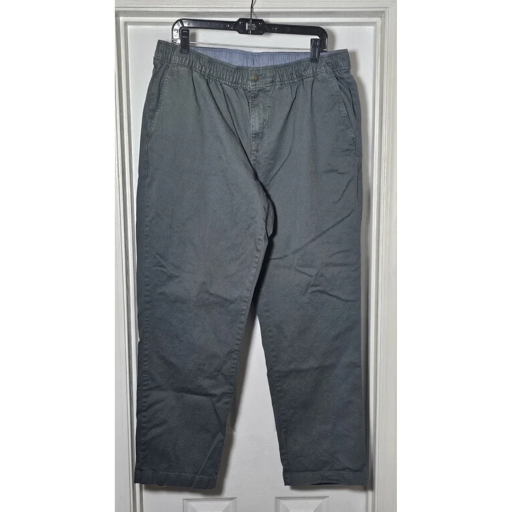 L.L. Bean Lakewashed Stretch Khakis Men's Size Large 32